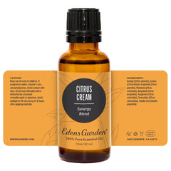 Packaging box for Edens Garden Citrus Cream blend