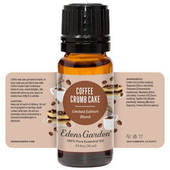 Edens Garden brand Coffee Crumb Cake packaging and logo