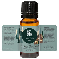 Relaxing home ambiance with Cozy Cabin aromatherapy