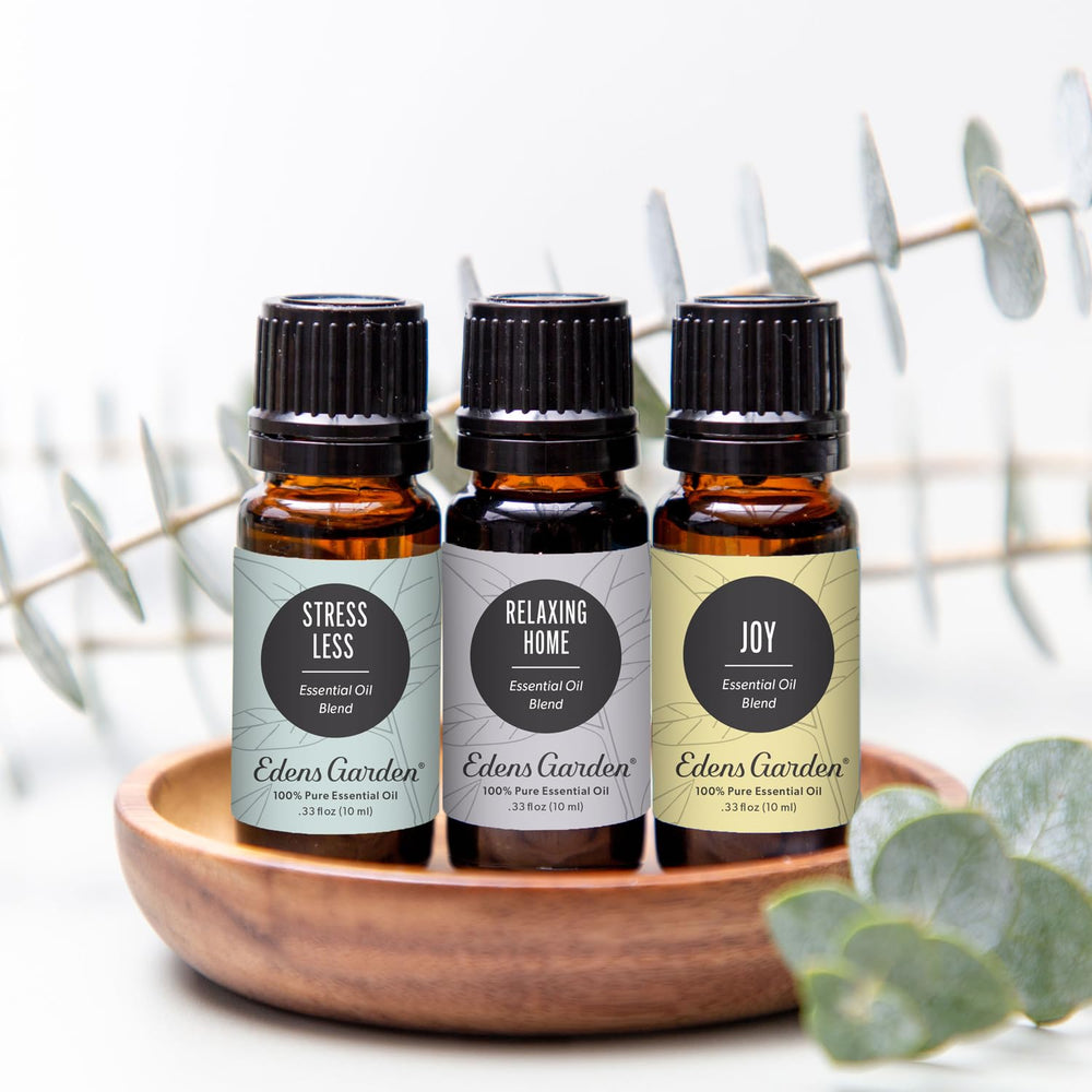 Edens Garden De-Stress Set Stress Less 10 ml bottle with dropper