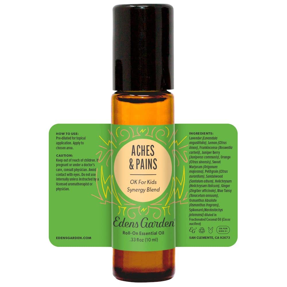 Roll-on bottle with diffuser for aromatherapy