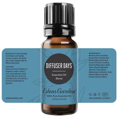 Assorted essential oils set including Diffuser Days