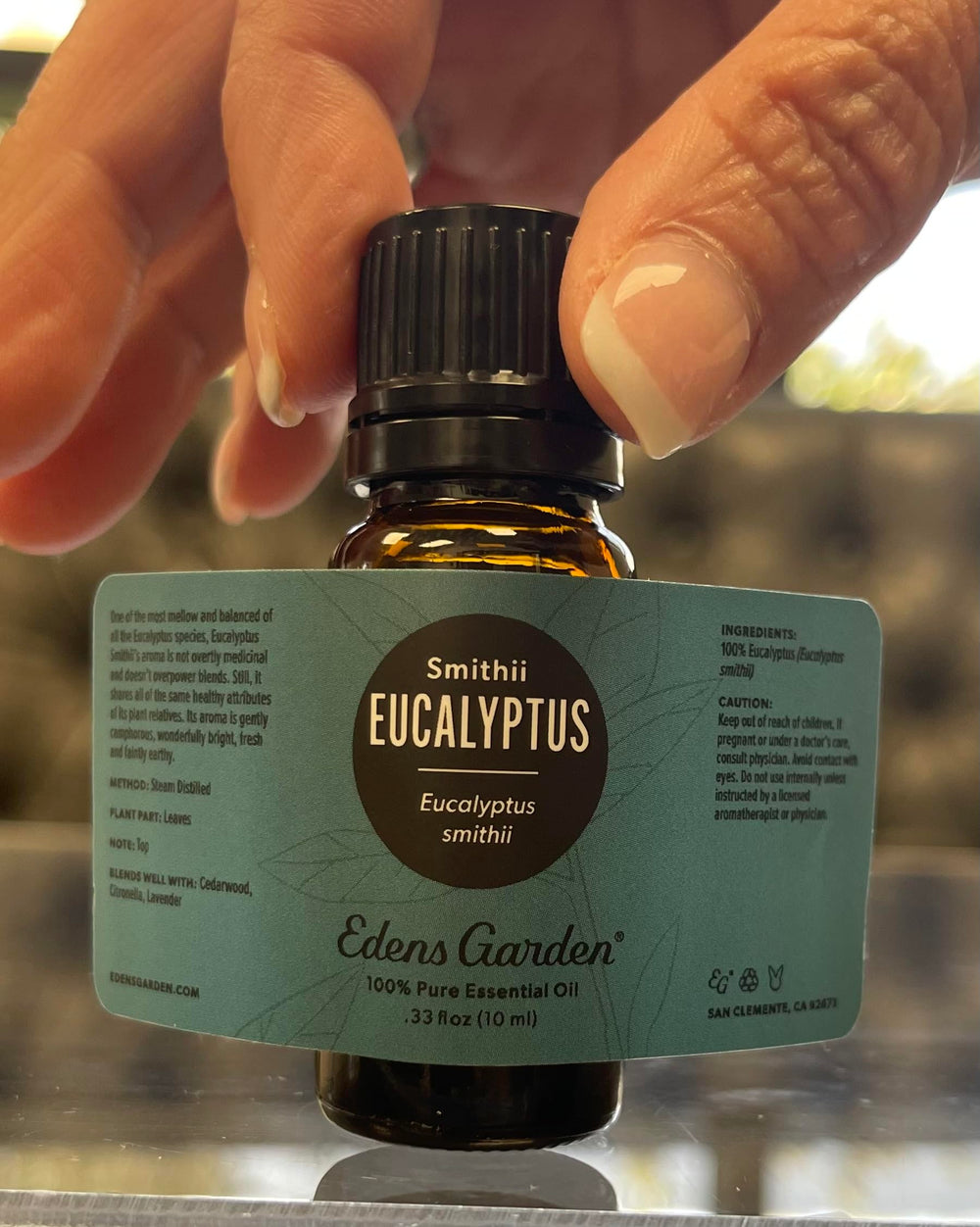 Brand story image for Edens Garden Eucalyptus Smithii oil
