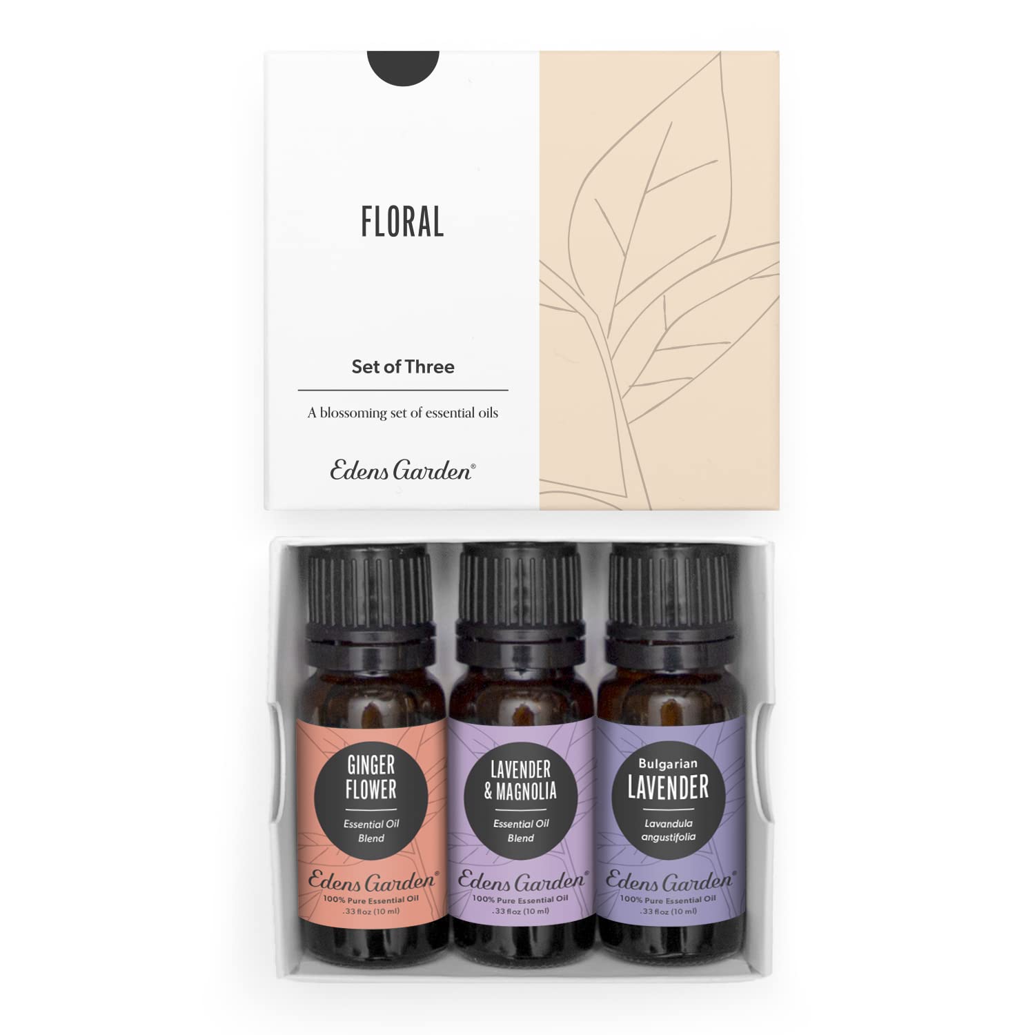 Ginger Flower essential oil bottle from Edens Garden Floral Set