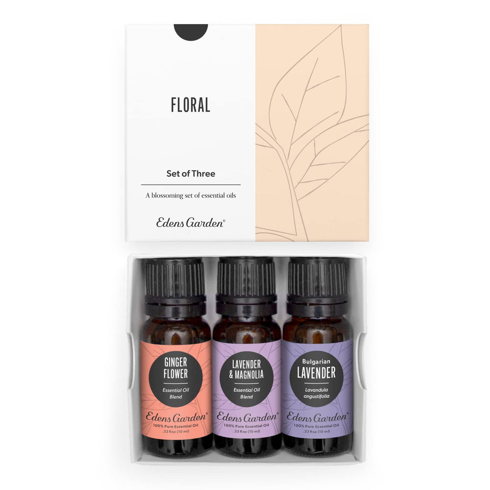 Ginger Flower essential oil bottle from Edens Garden Floral Set