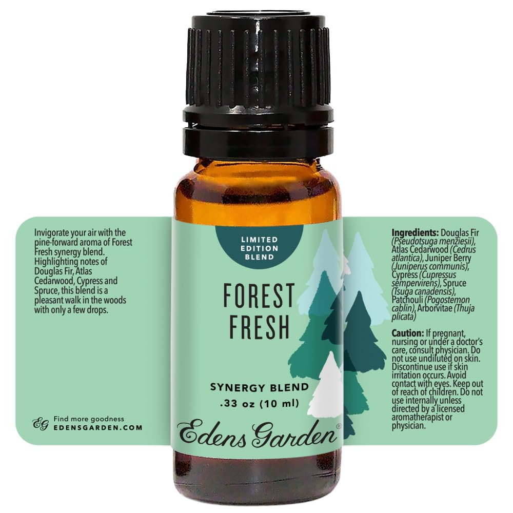 Forest Fresh packaging and branding on natural background