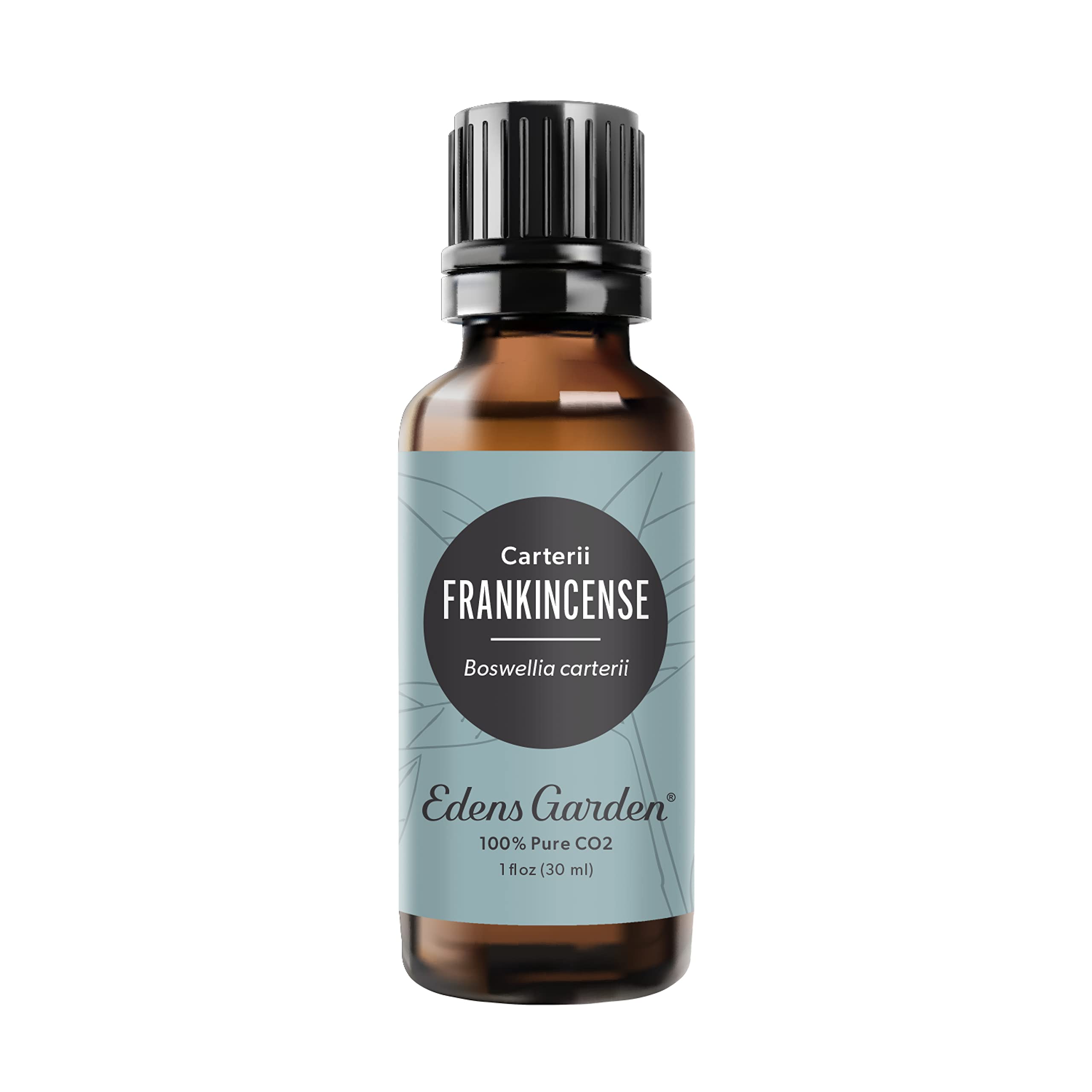 Edens Garden Frankincense CO2 essential oil bottle 30 ml front view