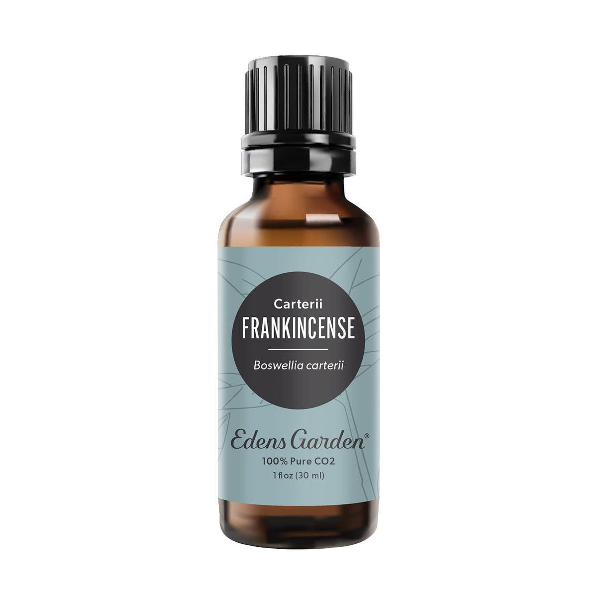 Edens Garden Frankincense CO2 essential oil bottle 30 ml front view