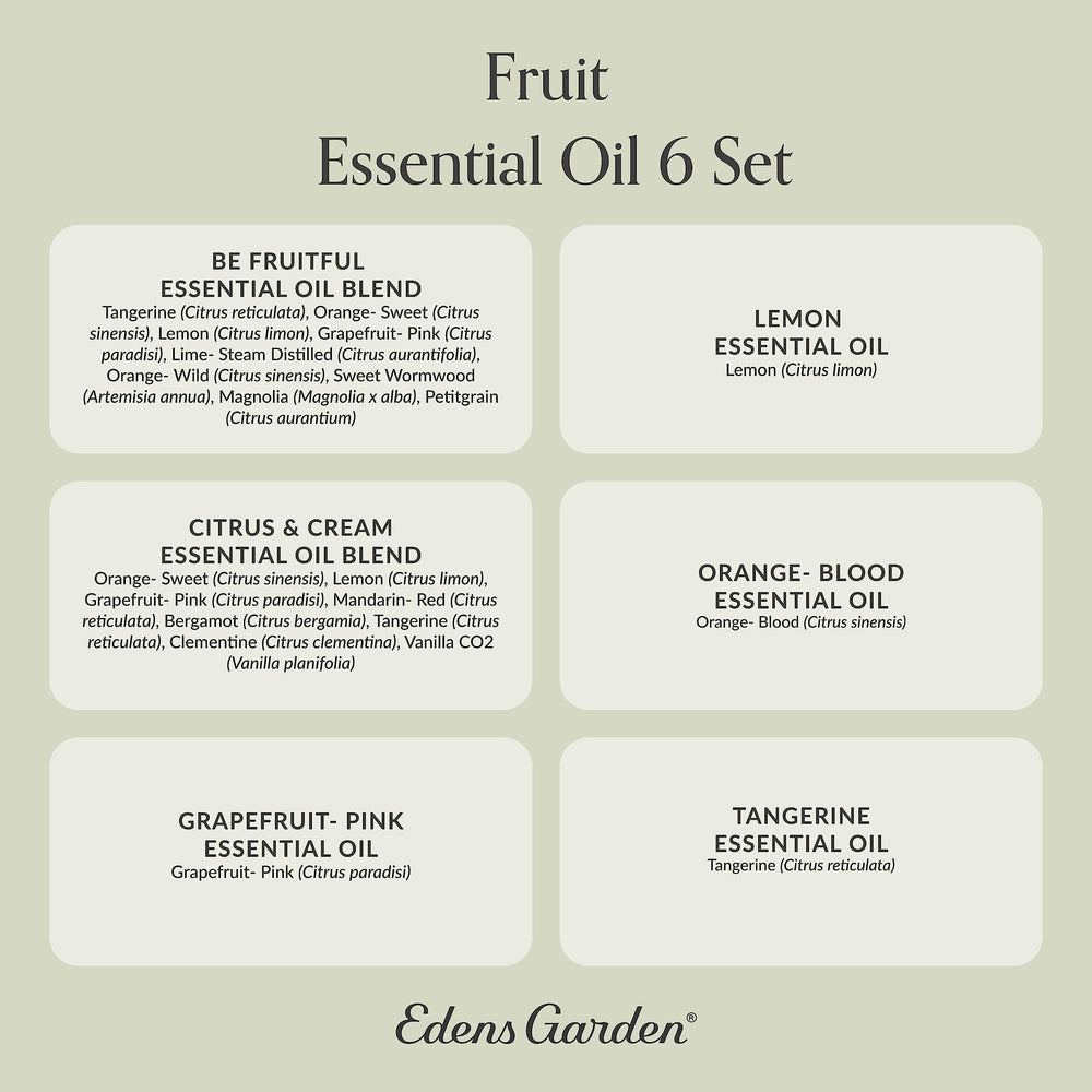 Edens Garden Fruit 6 Set packaging box