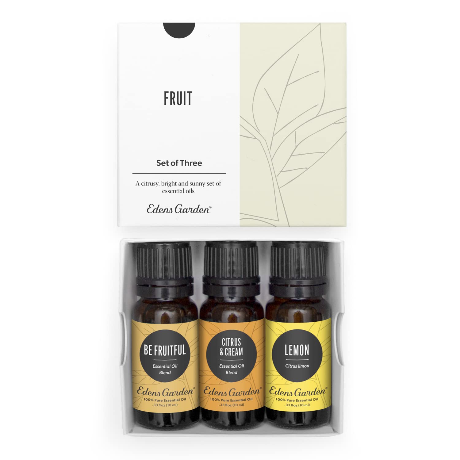 Be Fruitful essential oil bottle from Edens Garden Fruit Set