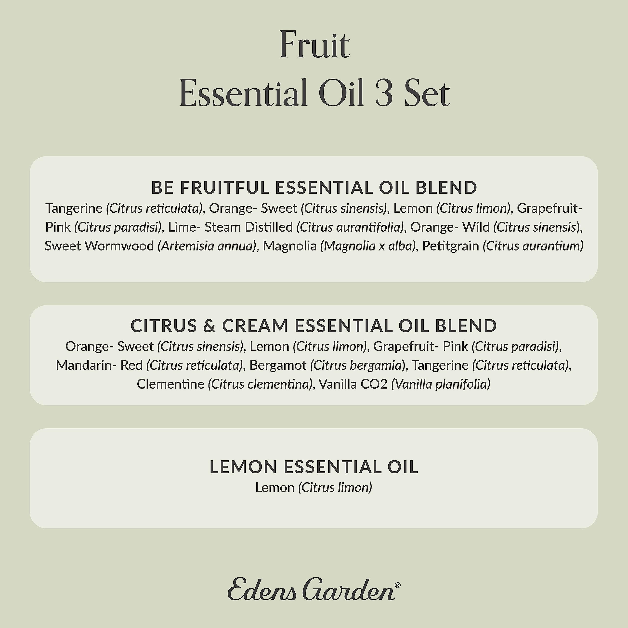 Fruit Set packaging with three 10ml bottles