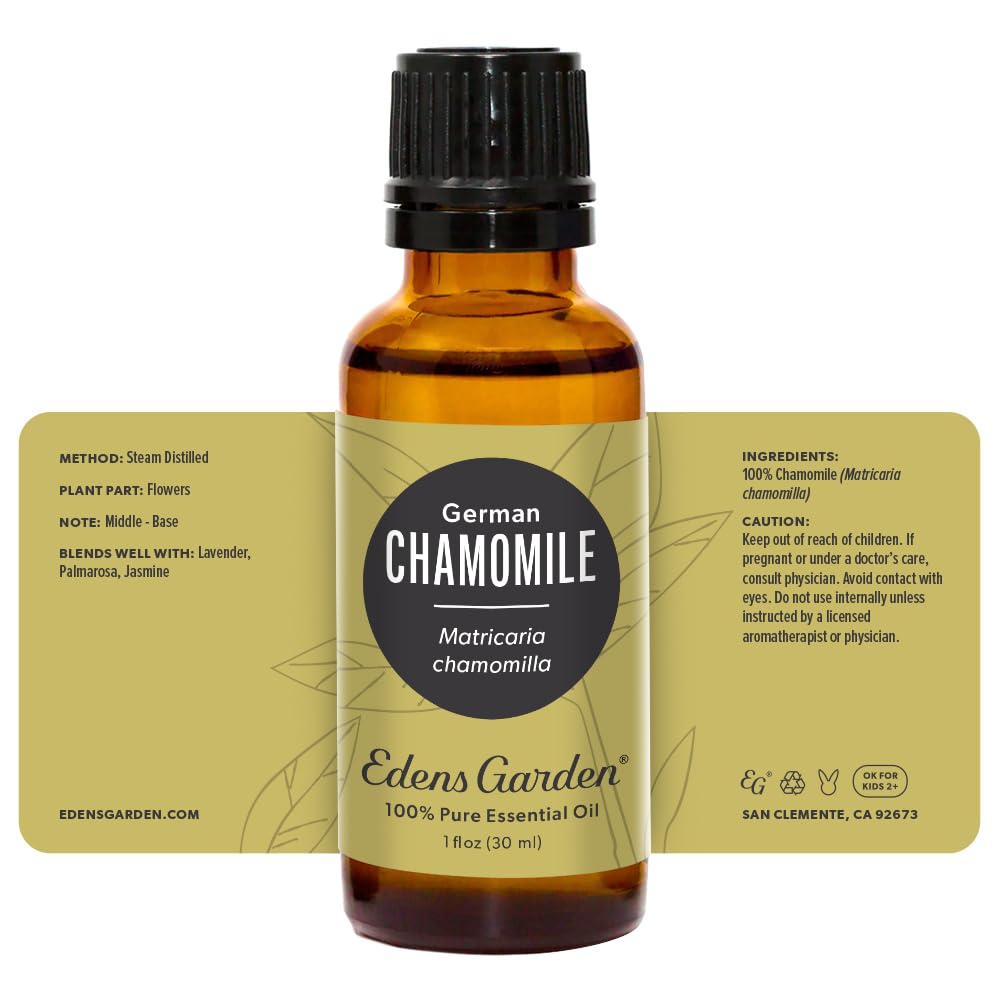 GC-MS reports available for every batch of Edens Garden Chamomile essential oil