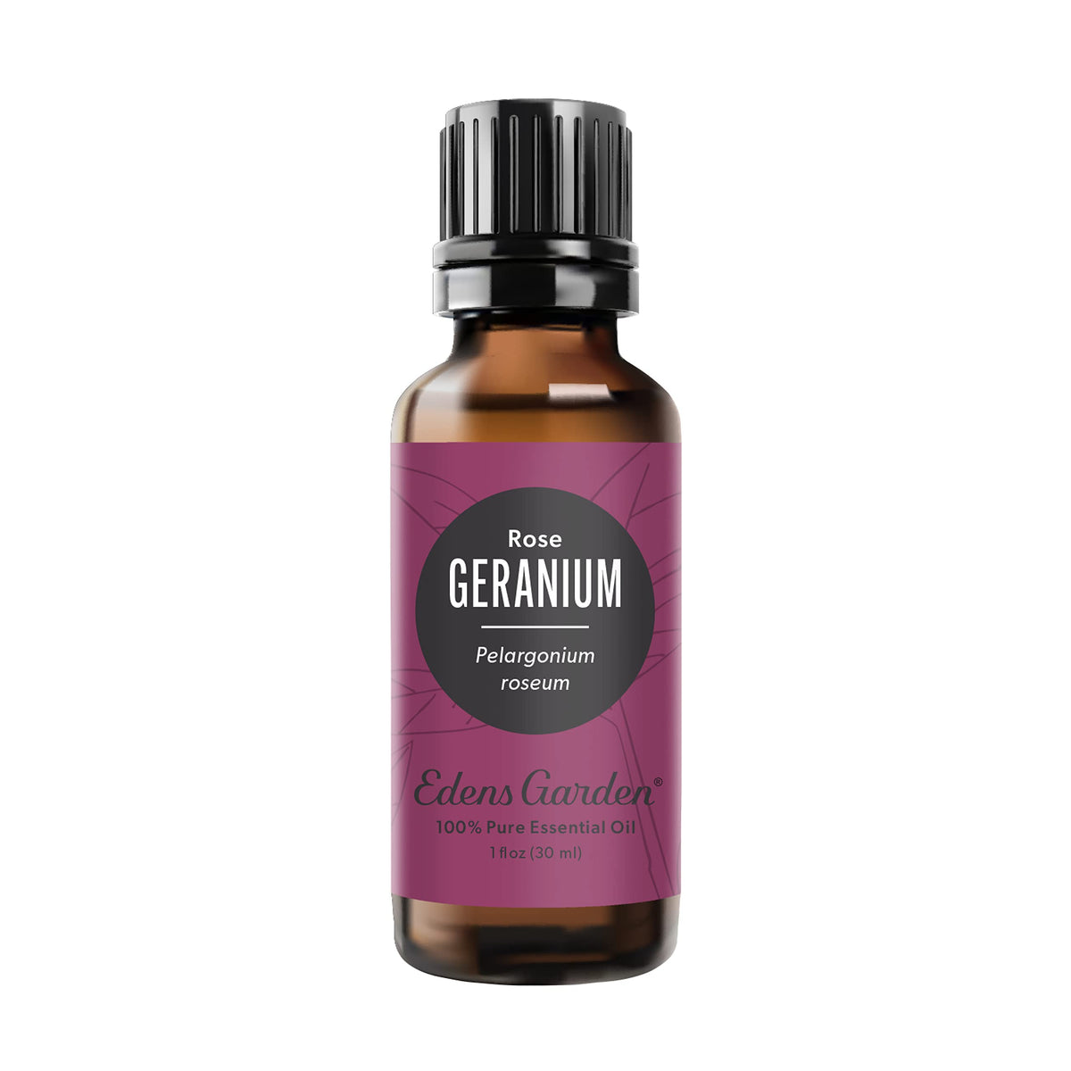 Bottle of Edens Garden Geranium-Rose Essential Oil, 30 ml