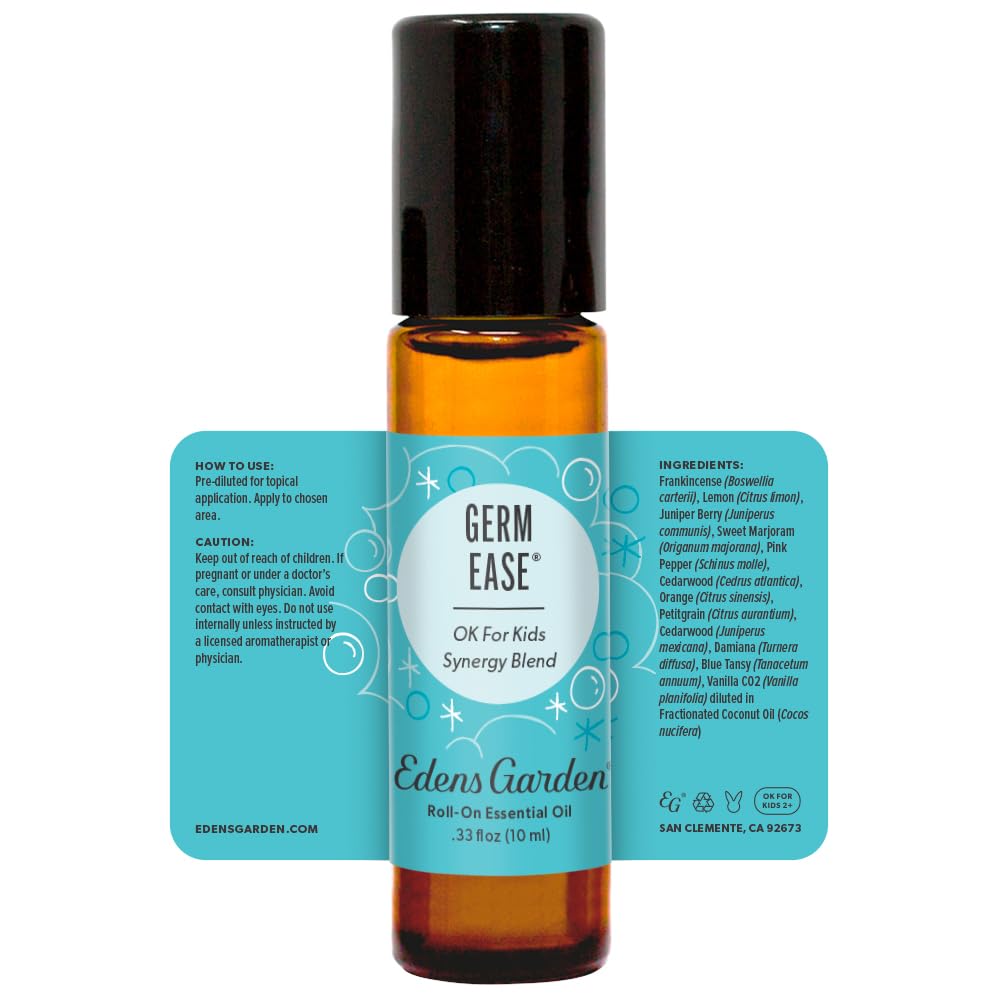Edens Garden Germ-Ease branding and product line