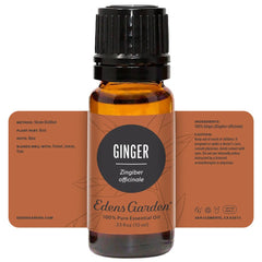 Ginger essential oil used in diffuser and skincare