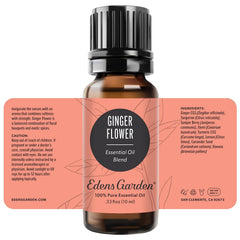 Edens Garden Ginger Flower Essential Oil Blend product packaging