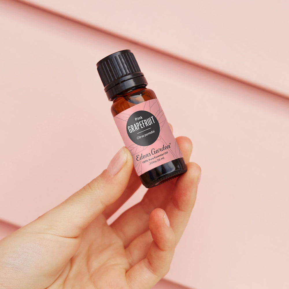 Grapefruit Pink essential oil with diffuser for aromatherapy