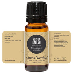 10 ml Gurjun Balsam essential oil packaging and bottle
