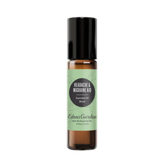 Edens Garden Headache & Migraine Roll-On 10ml bottle front view