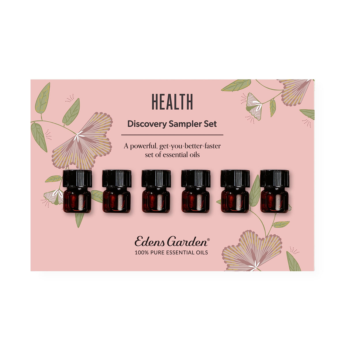 Six-pack Edens Garden Health Discovery essential oils set, 0.92 ml each