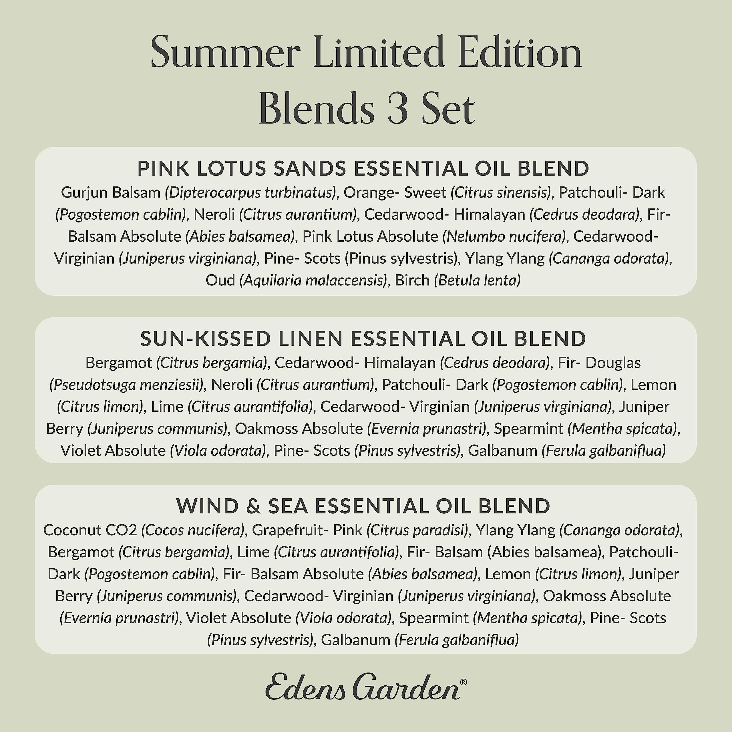 Lifestyle scene with diffuser and Edens Garden essential oils in home