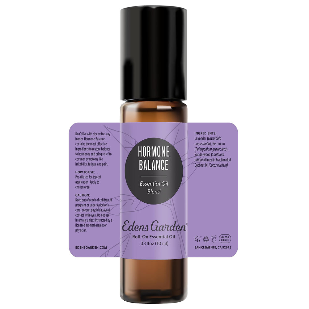Clear 10 ml roller bottle with liquid content