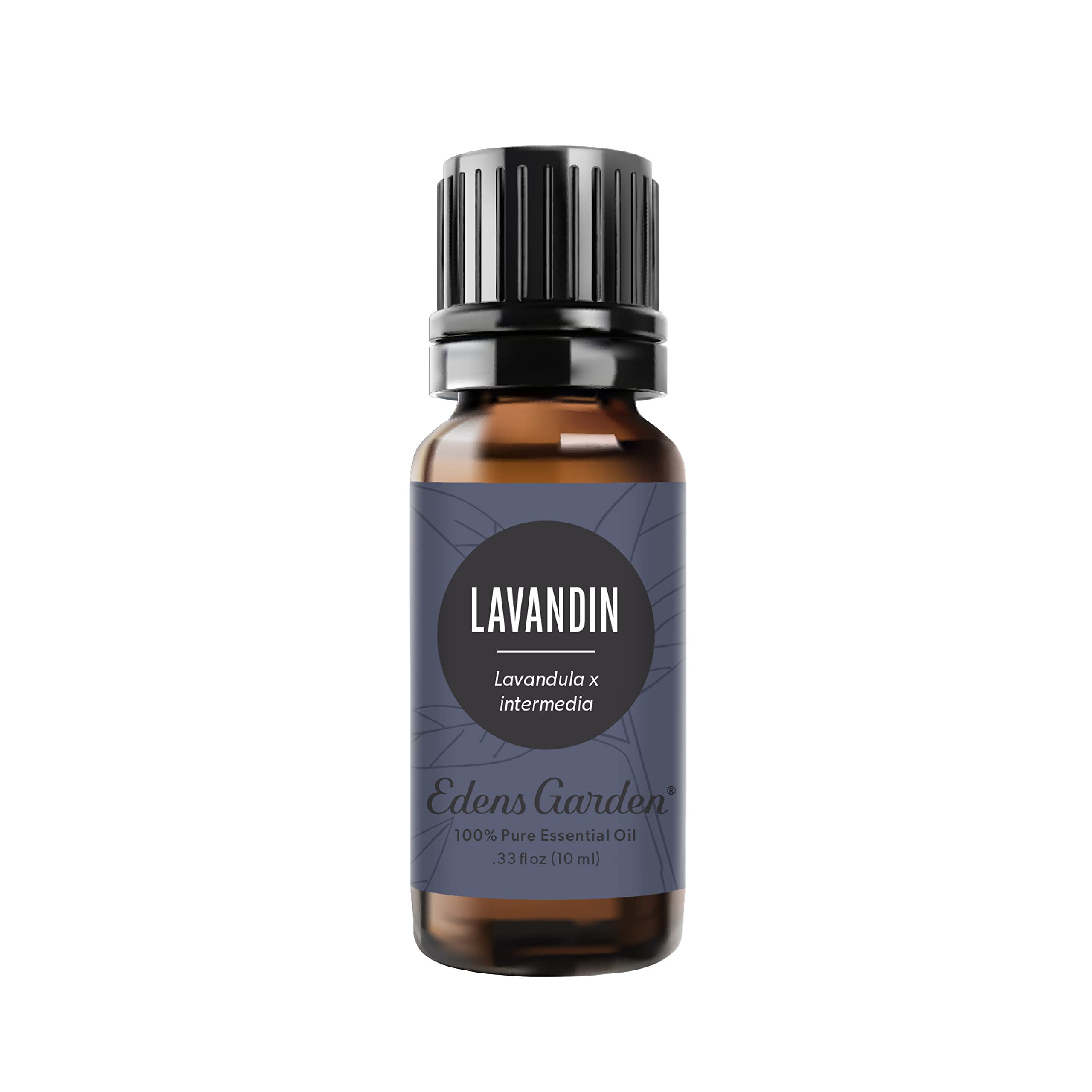 Edens Garden Lavandin essential oil bottle with label