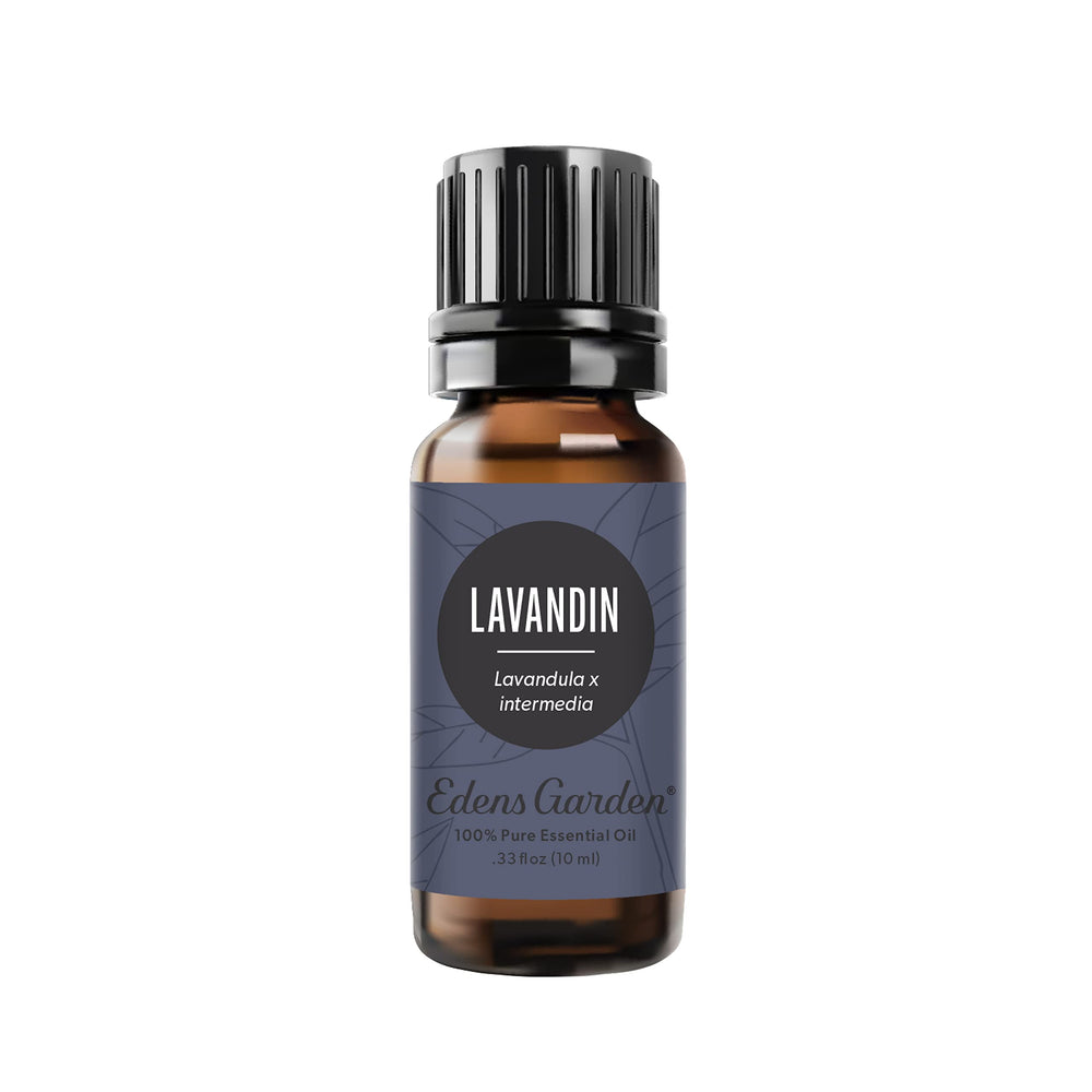 Edens Garden Lavandin essential oil bottle with label