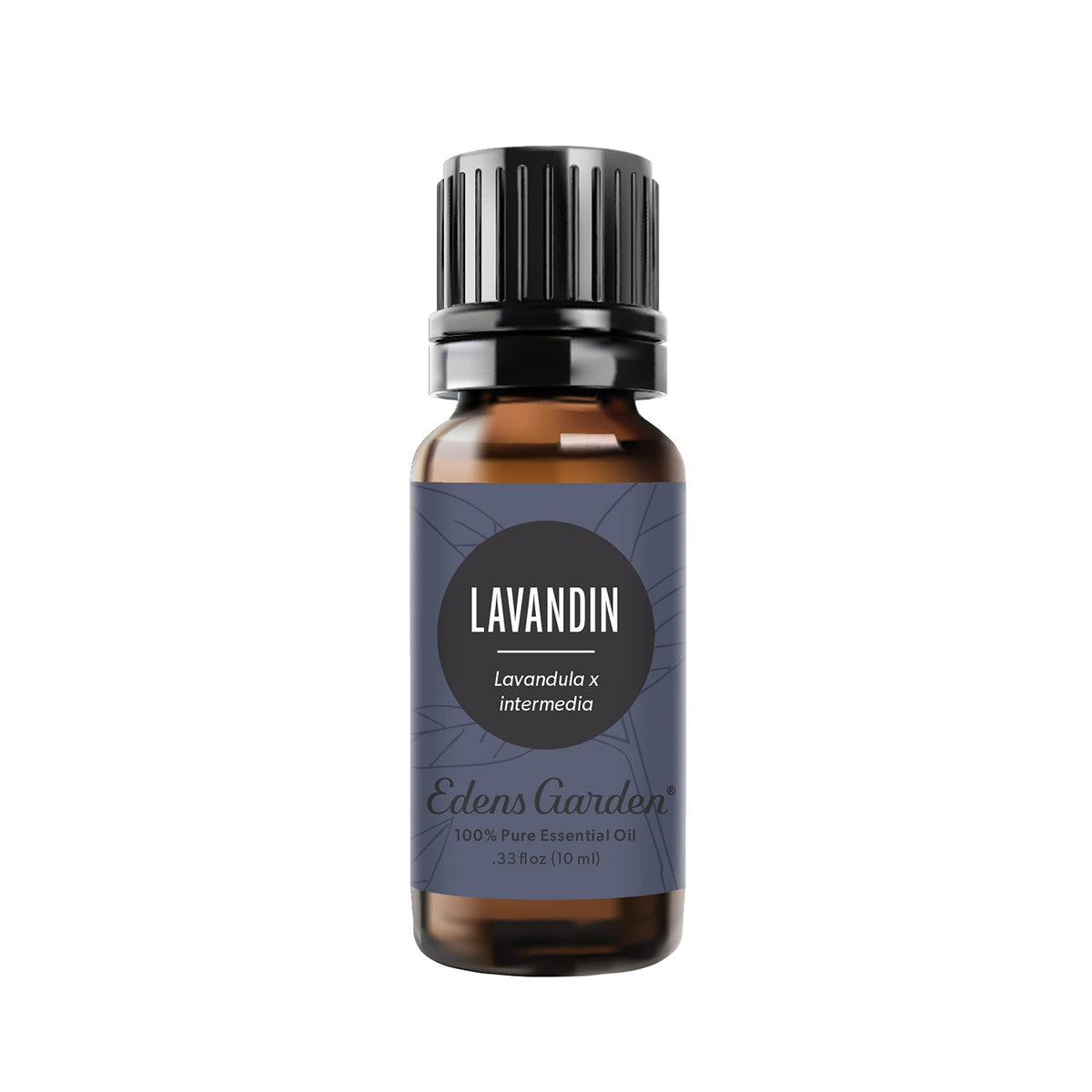 Edens Garden Lavandin essential oil bottle with label