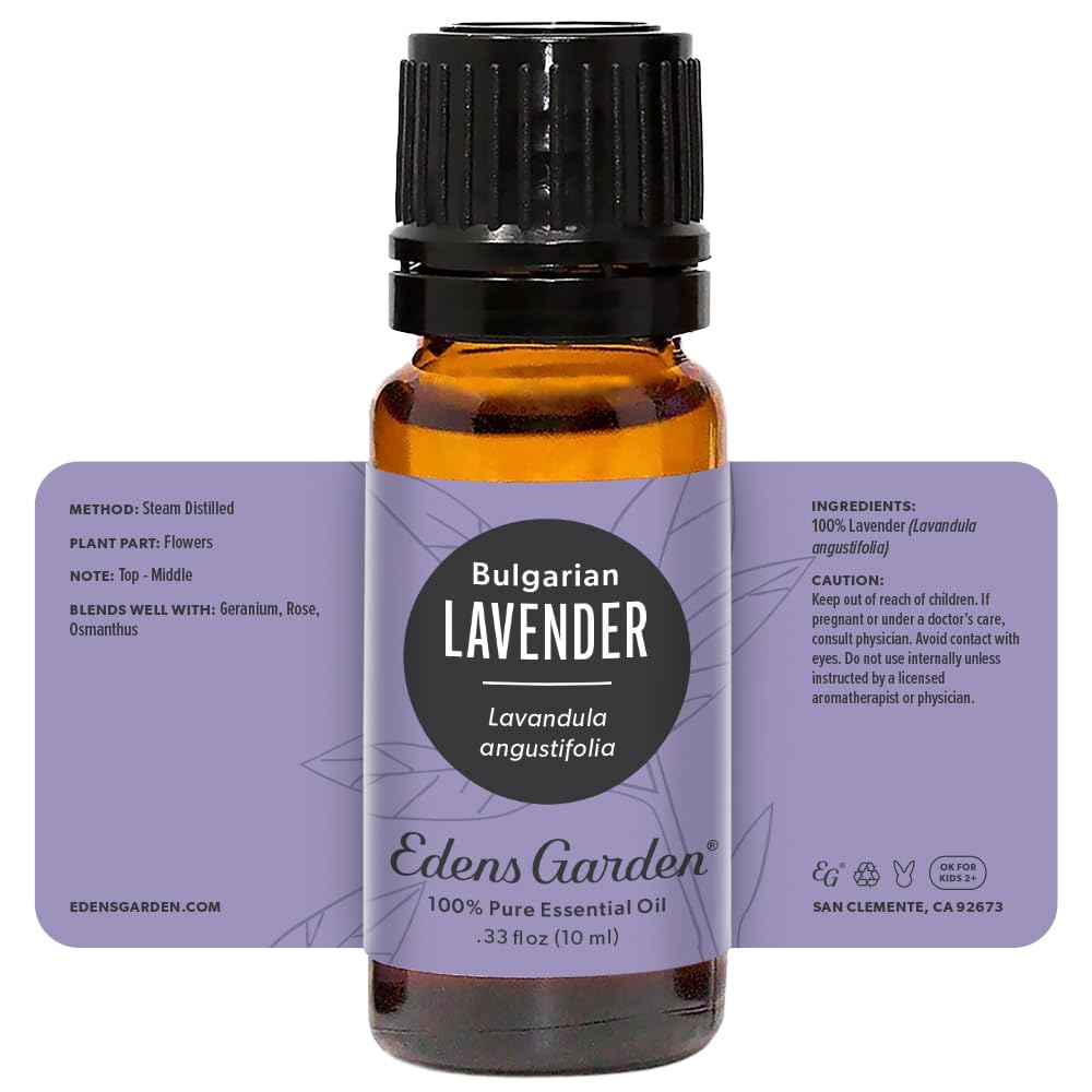 Lifestyle shot: Lavender Bulgarian essential oil used in skincare and diffusing