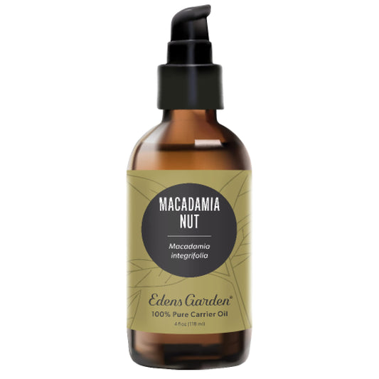Edens Garden Macadamia Carrier Oil bottle front view
