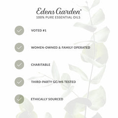 Wellness and spa vibe with Edens Garden oils