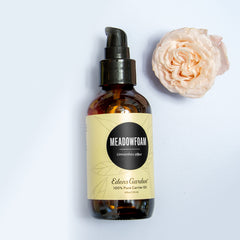 Edens Garden Meadowfoam Carrier Oil bottle back label