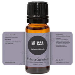 Relaxing scene with Melissa oil and candles