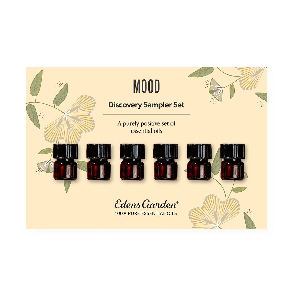 Edens Garden Mood 6-set essential oil bottles display