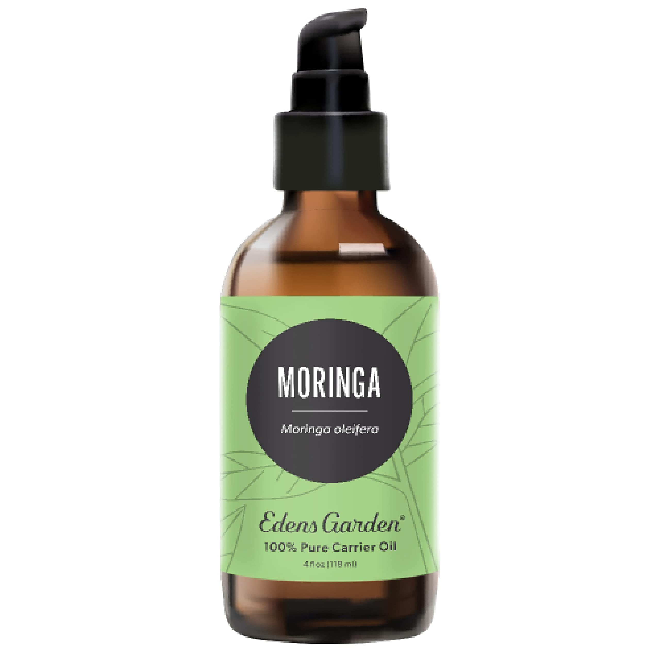 Edens Garden Moringa Carrier Oil bottle – 118 ml packaging