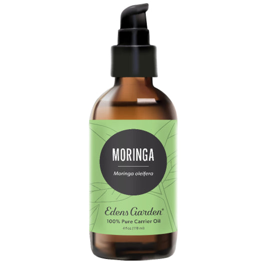 Edens Garden Moringa Carrier Oil bottle – 118 ml packaging