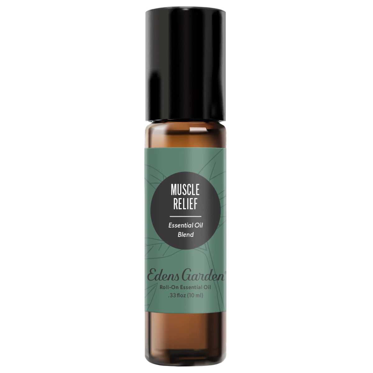 Edens Garden Muscle Relief Roll-On bottle front view