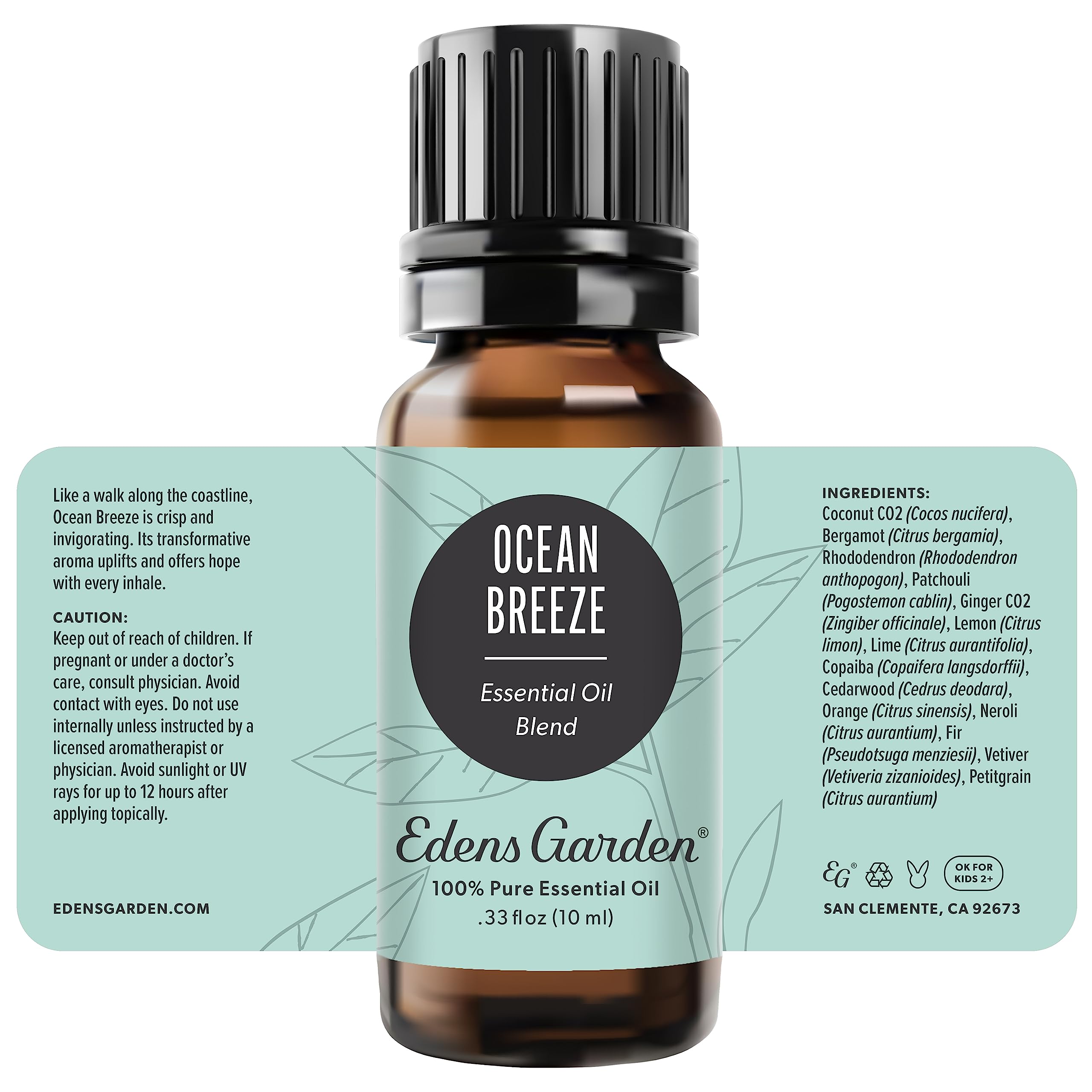 Lifestyle image of Ocean Breeze aromatherapy routine