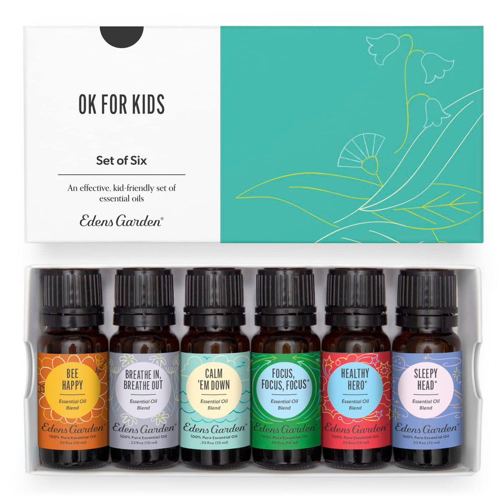 OK for Kids 6-set packaging and bottle lineup