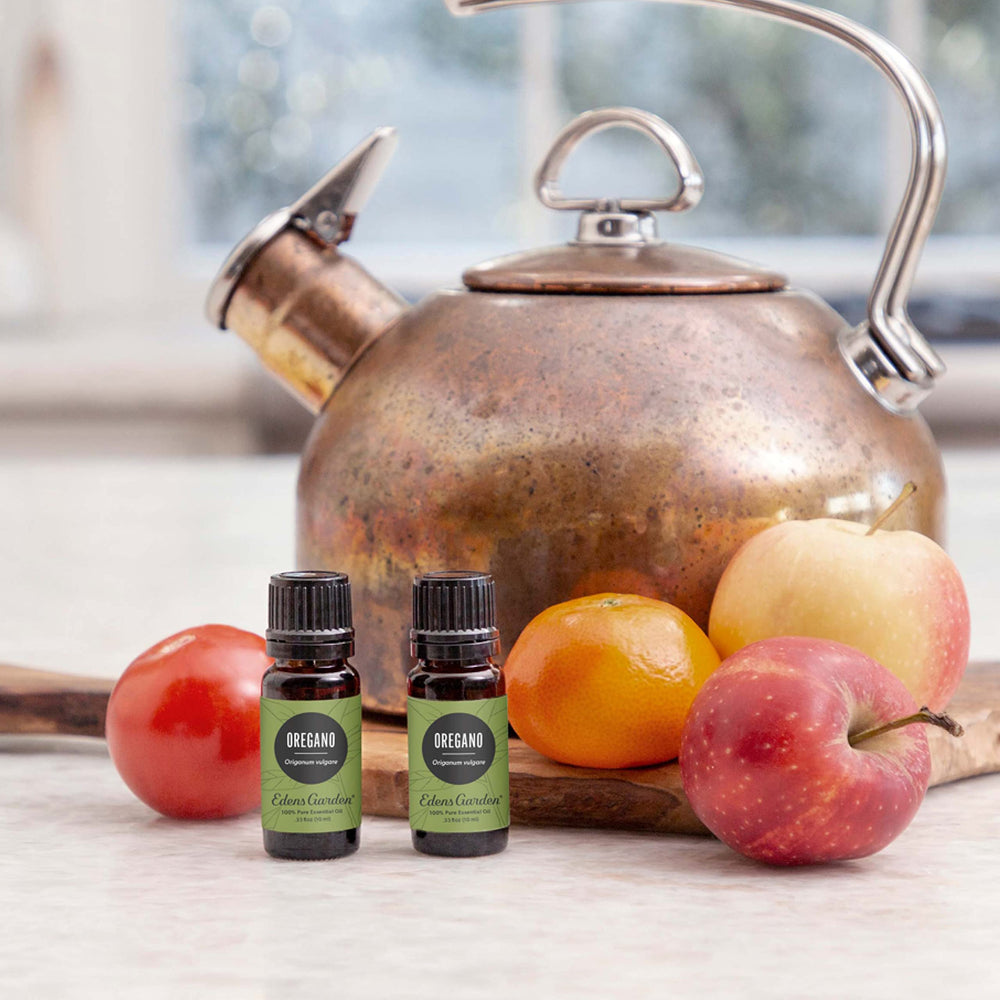 Packaging for Edens Garden oregano essential oil