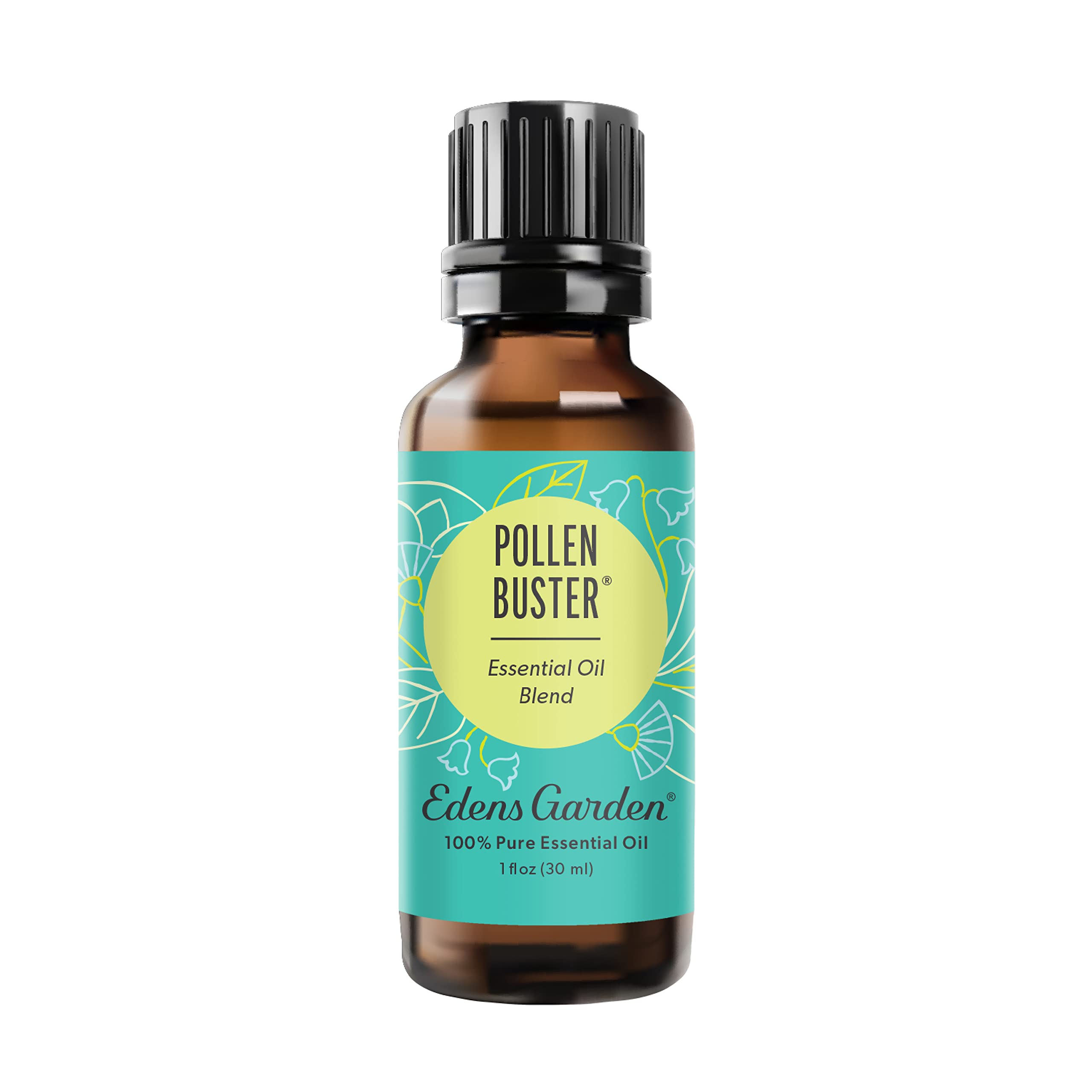 Edens Garden Pollen Buster Essential Oil Blend bottle front view