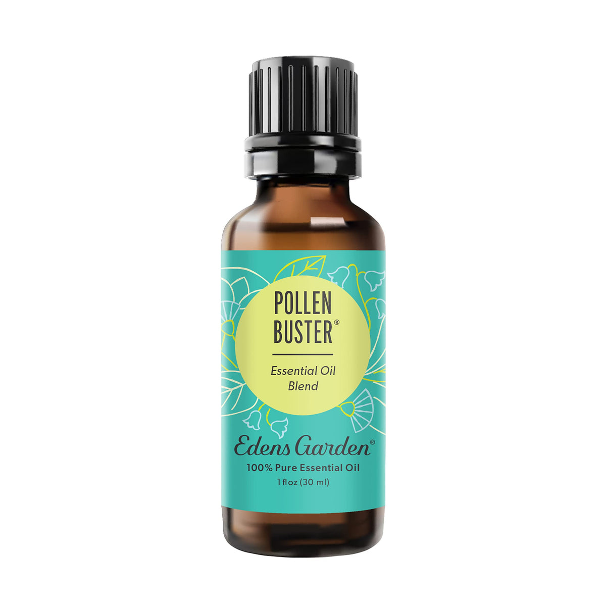 Edens Garden Pollen Buster Essential Oil Blend bottle front view