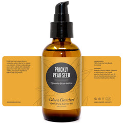 Premium prickly pear seed carrier oil packaging