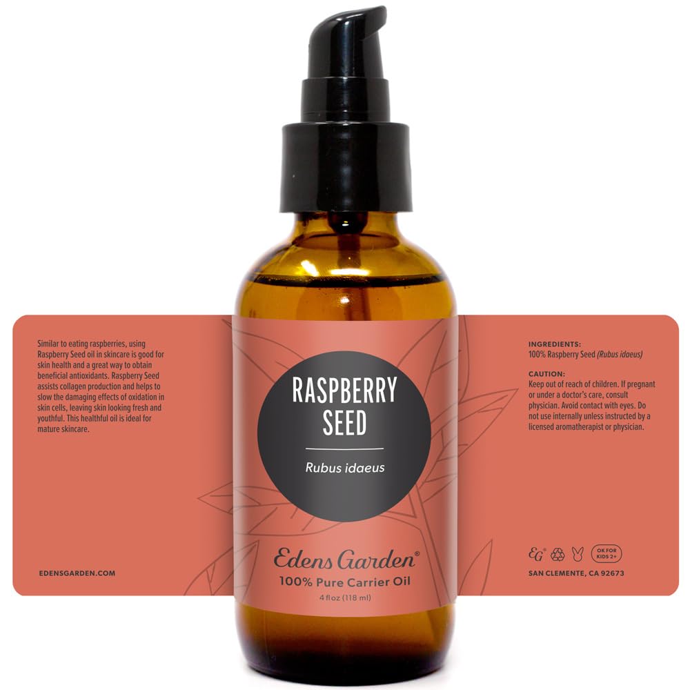Premium bottle of raspberry seed carrier oil 118 ml