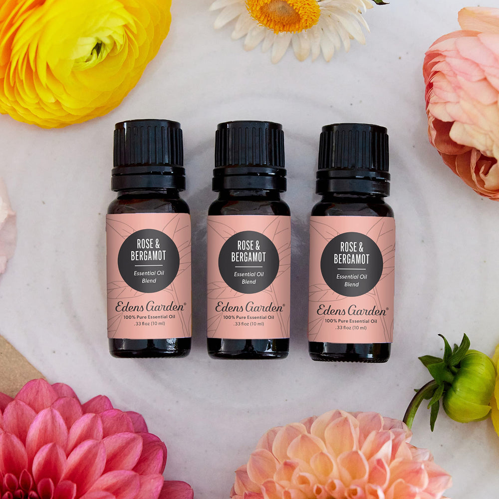 Close-up of Rose Otto and Rose Bulgarian Absolute oils