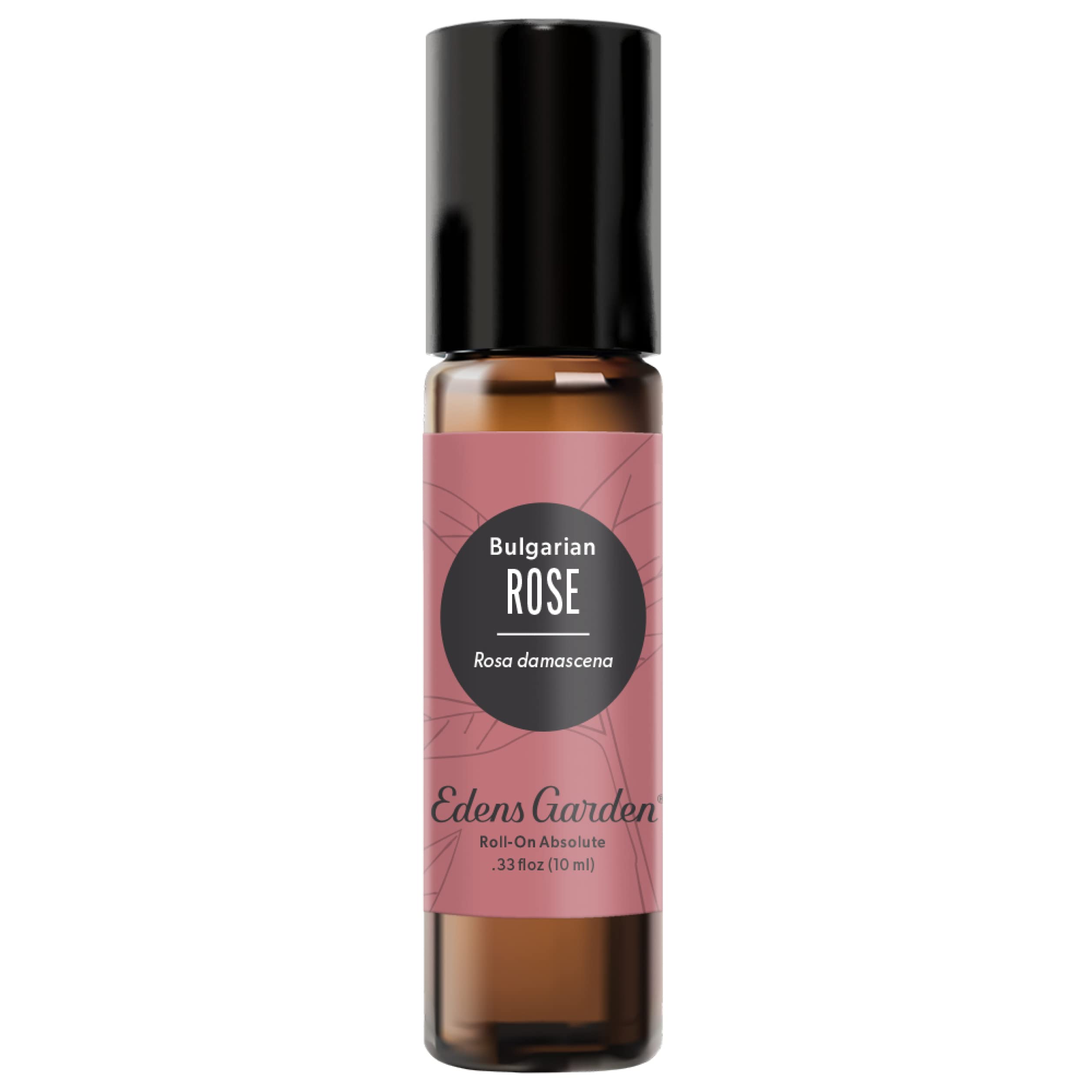 Edens Garden Rose Bulgarian Absolute Roll-On 10 ml bottle front view