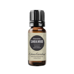 Edens Garden Sandalwood Hawaiian Essential Oil bottle and label