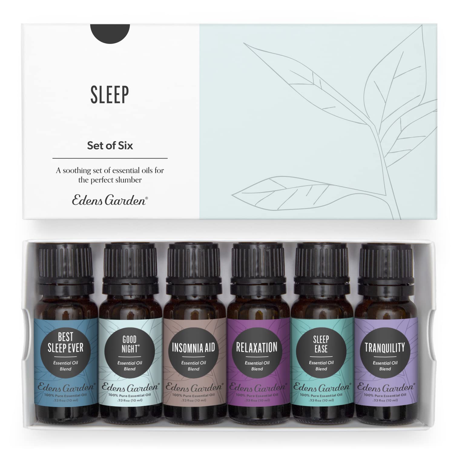 Edens Garden Sleep Essential Oils 6-Set front packaging