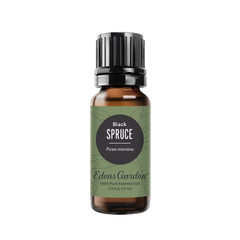 Edens Garden Spruce-Black essential oil bottle labeled 10 ml